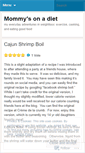 Mobile Screenshot of mommysonadiet.net