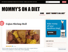 Tablet Screenshot of mommysonadiet.net